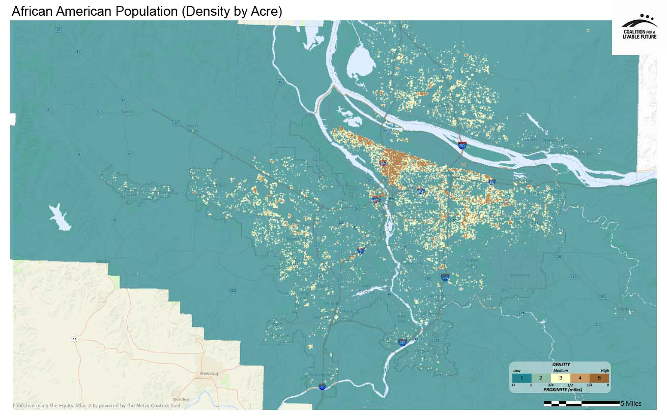 African American Population (Density by Acre)