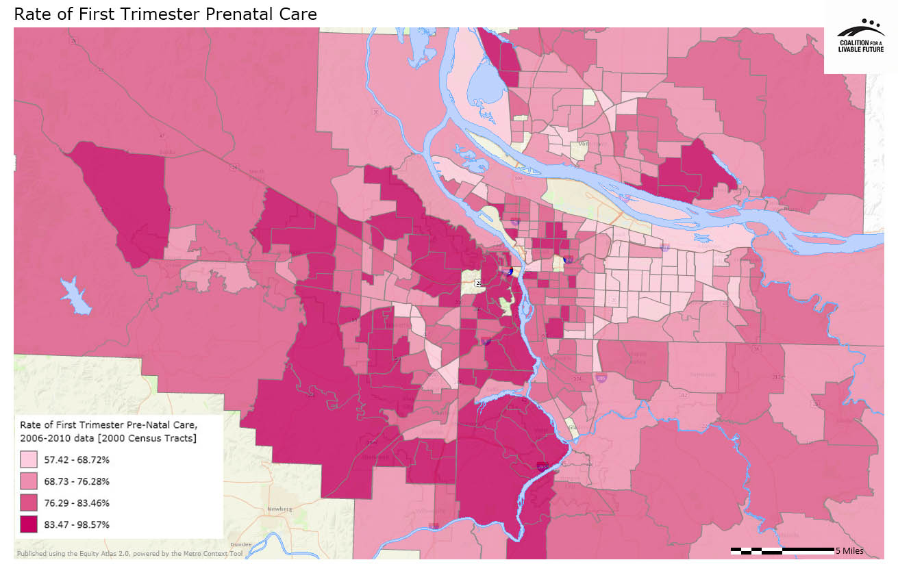 Rate of First Trimester Prenatal Care